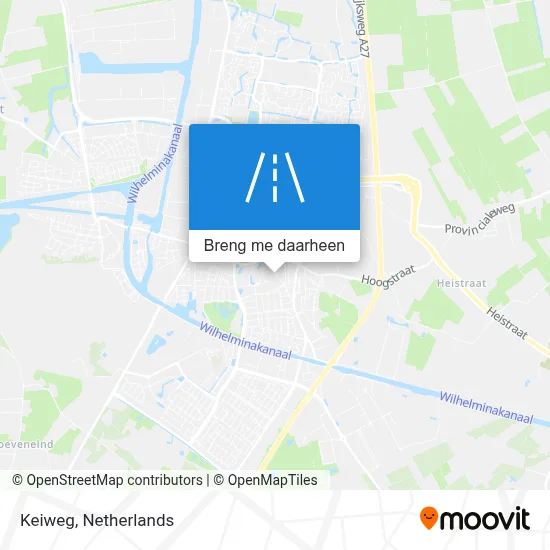 Keiweg kaart
