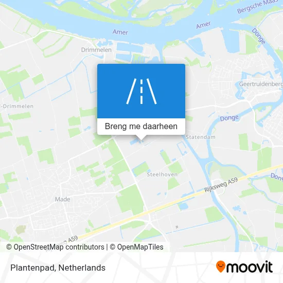 Plantenpad kaart