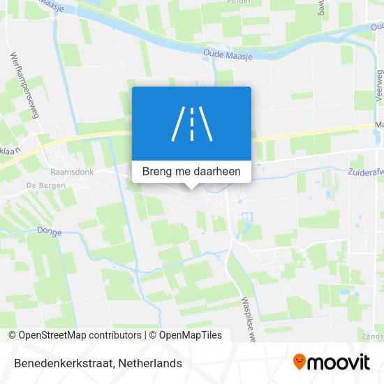 Benedenkerkstraat kaart