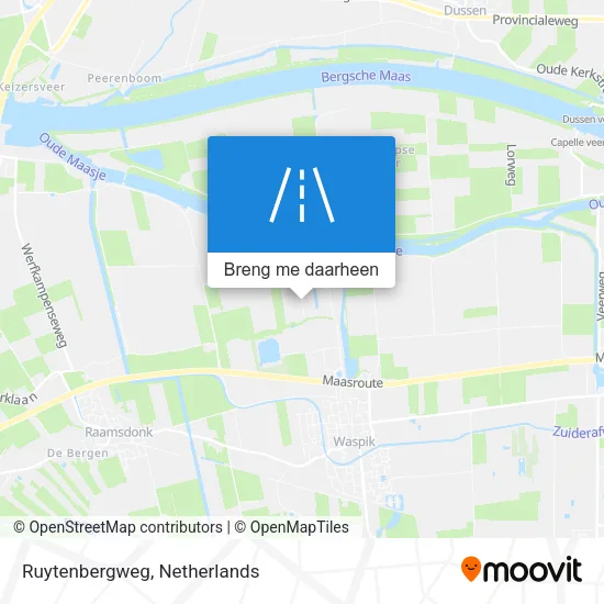 Ruytenbergweg kaart