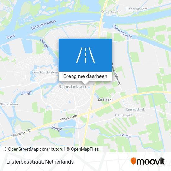Lijsterbesstraat kaart