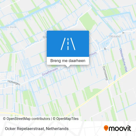 Ocker Repelaerstraat kaart