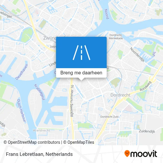 Frans Lebretlaan kaart