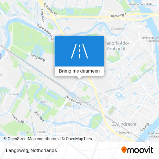 Langeweg kaart