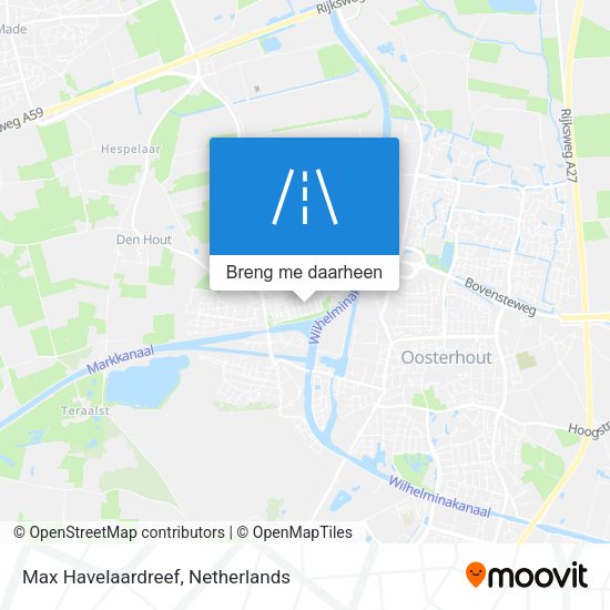 Max Havelaardreef kaart
