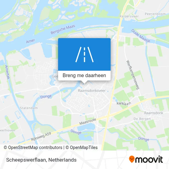 Scheepswerflaan kaart