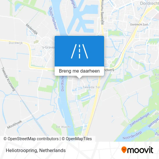 Heliotroopring kaart