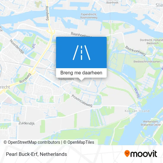 Pearl Buck-Erf kaart