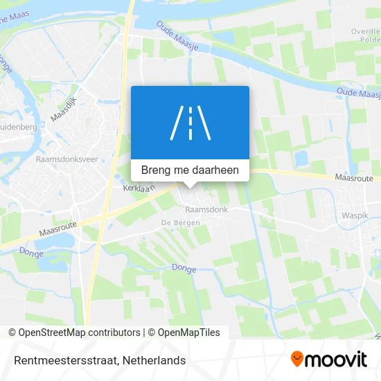 Rentmeestersstraat kaart