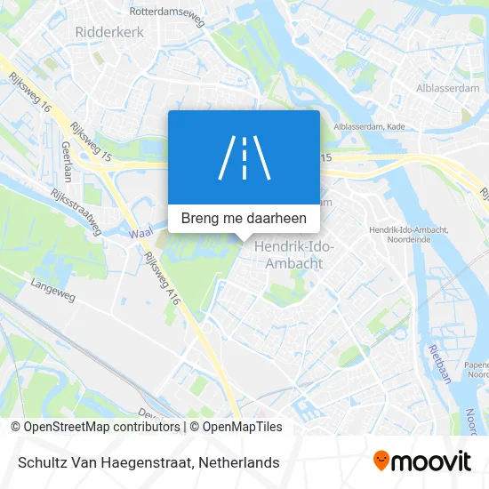 Schultz Van Haegenstraat kaart