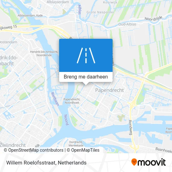 Willem Roelofsstraat kaart