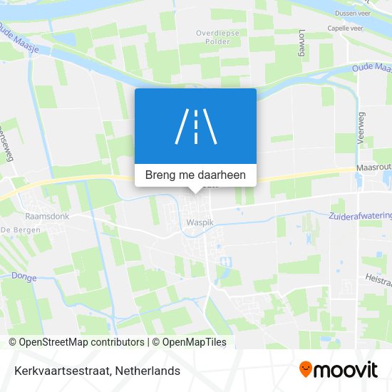 Kerkvaartsestraat kaart