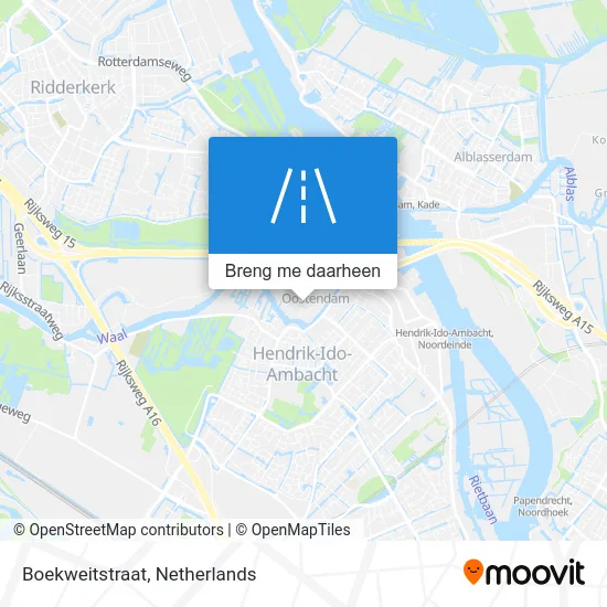 Boekweitstraat kaart