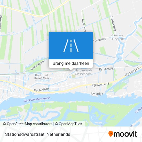 Stationsdwarsstraat kaart