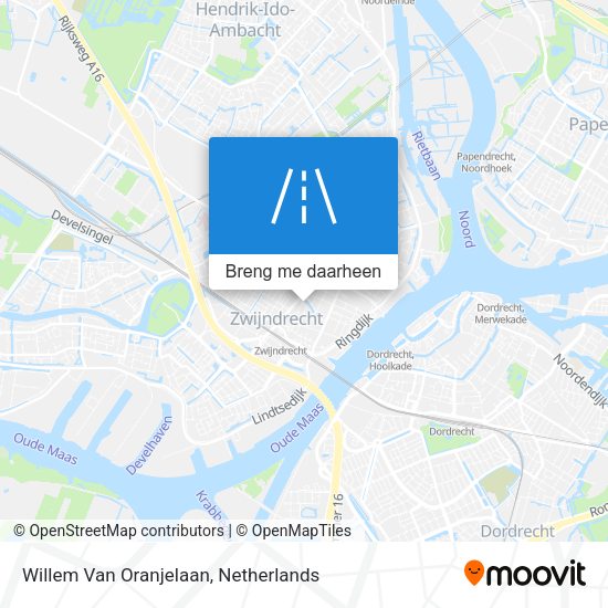 Willem Van Oranjelaan kaart