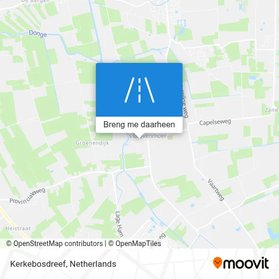 Kerkebosdreef kaart