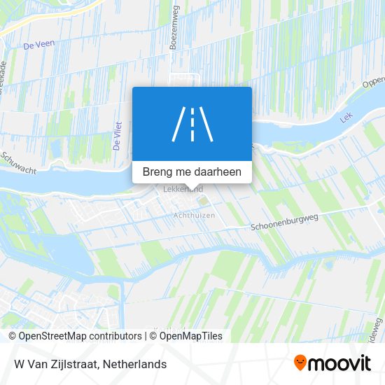 W Van Zijlstraat kaart