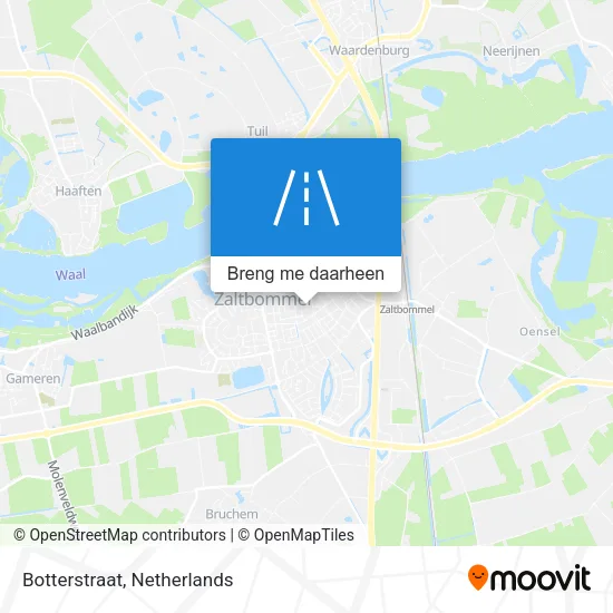 Botterstraat kaart