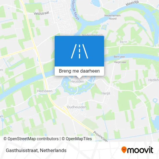 Gasthuisstraat kaart