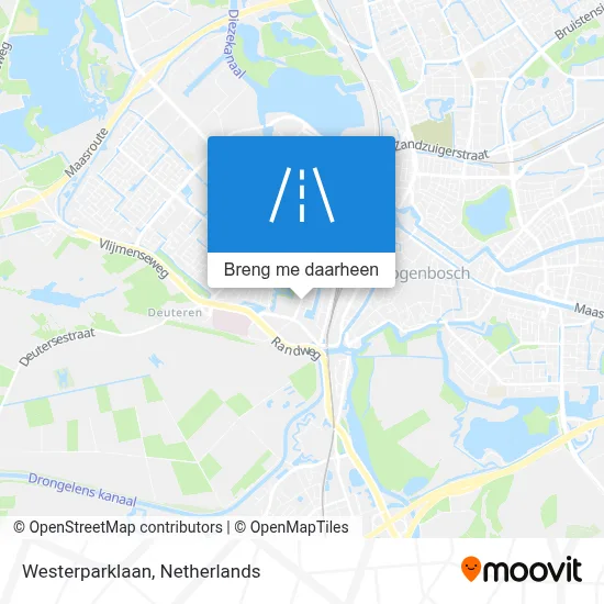 Westerparklaan kaart