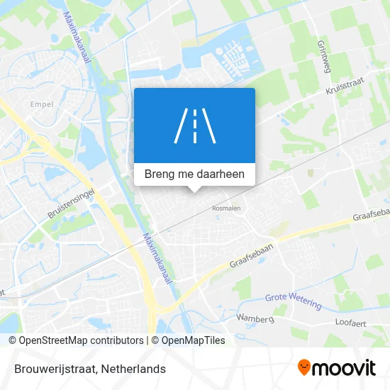 Brouwerijstraat kaart