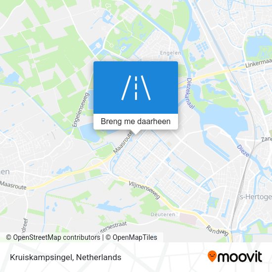 Kruiskampsingel kaart