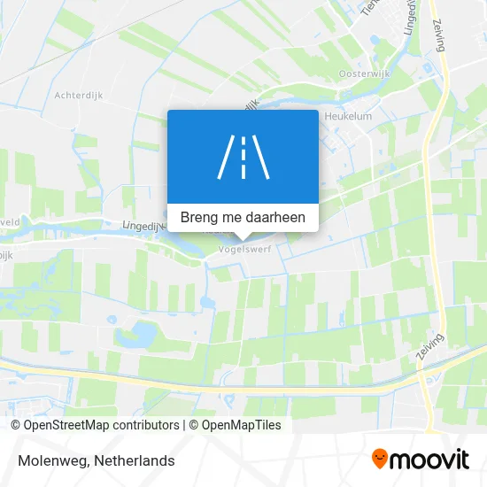 Molenweg kaart