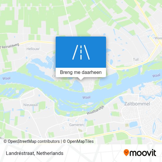 Landréstraat kaart