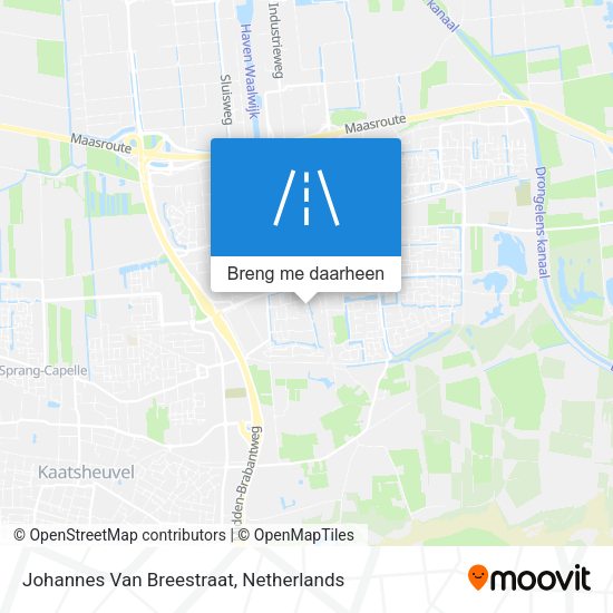 Johannes Van Breestraat kaart