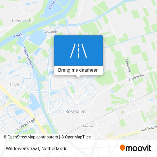Wildeweitstraat kaart