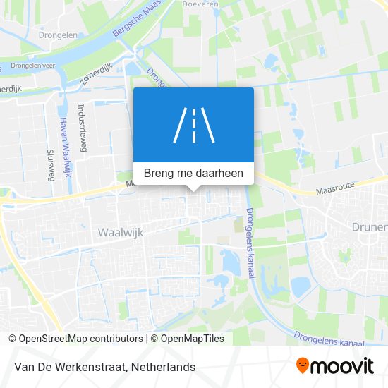 Van De Werkenstraat kaart