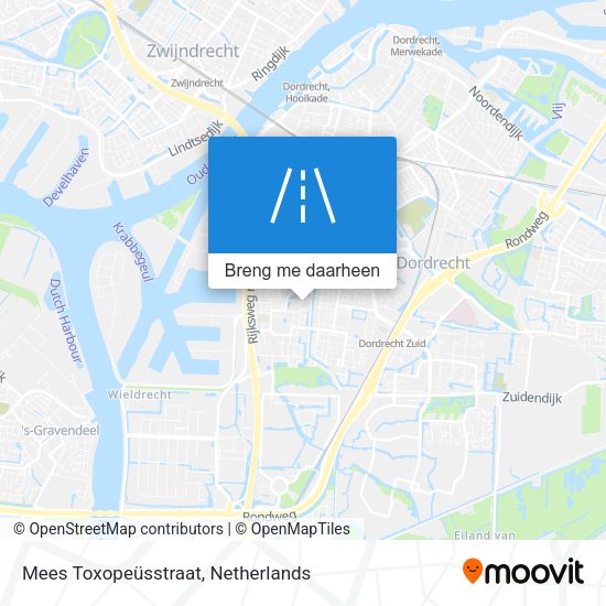 Mees Toxopeüsstraat kaart
