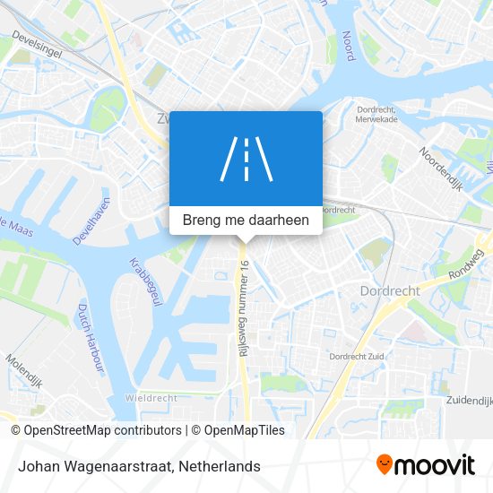 Johan Wagenaarstraat kaart