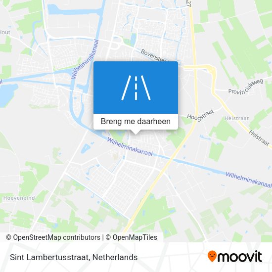 Sint Lambertusstraat kaart