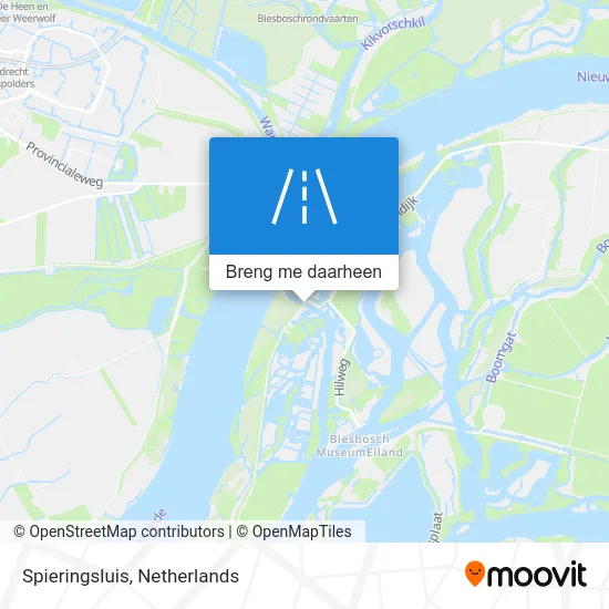 Spieringsluis kaart