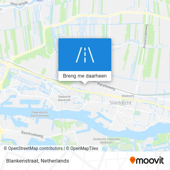 Blankenstraat kaart
