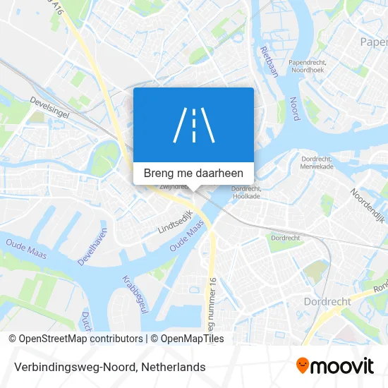 Verbindingsweg-Noord kaart
