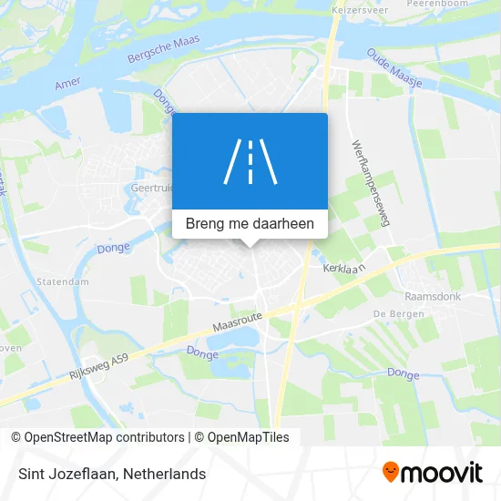 Sint Jozeflaan kaart