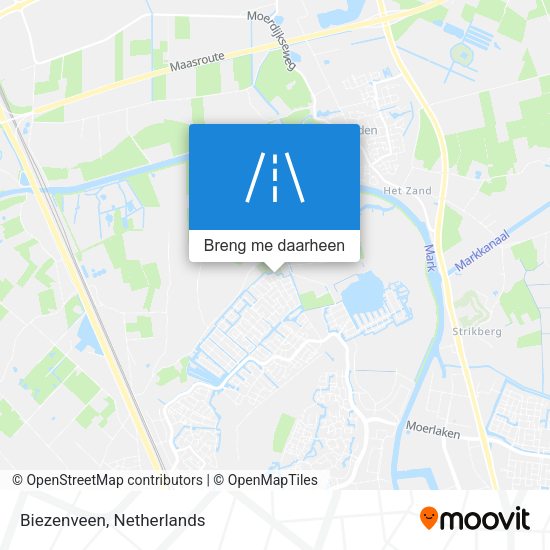 Biezenveen kaart