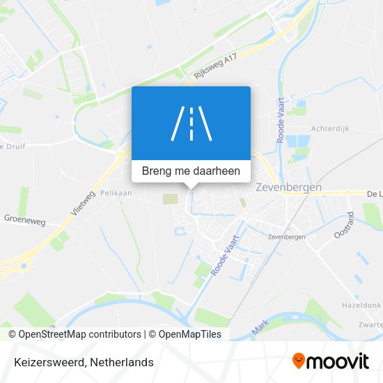 Keizersweerd kaart