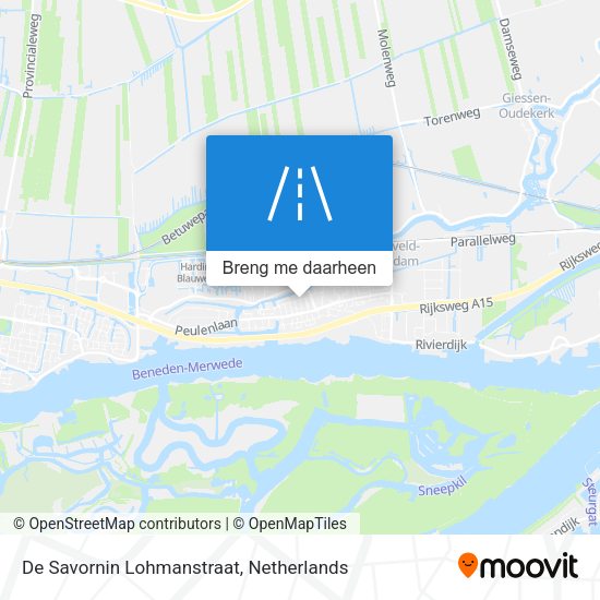 De Savornin Lohmanstraat kaart