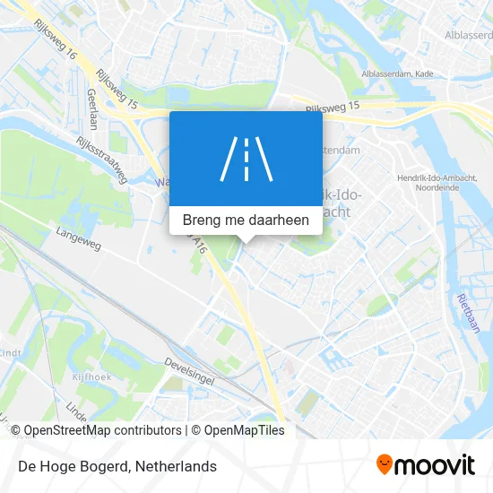 De Hoge Bogerd kaart