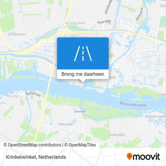 Krinkelwinkel kaart