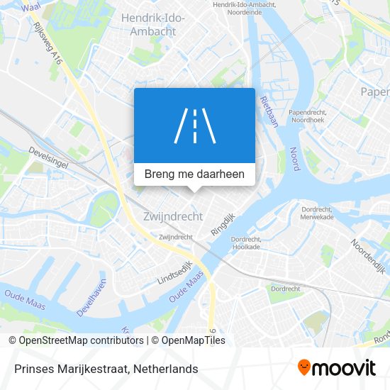 Prinses Marijkestraat kaart