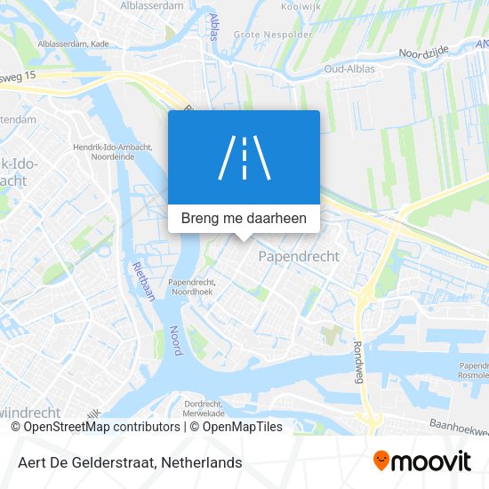 Aert De Gelderstraat kaart