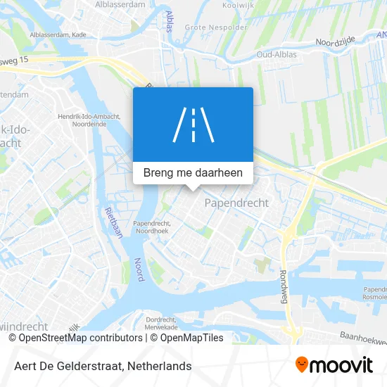 Aert De Gelderstraat kaart