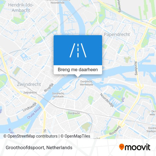 Groothoofdspoort kaart