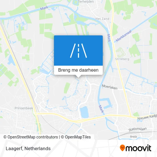 Laagerf kaart