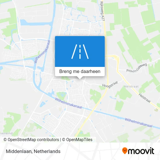Middenlaan kaart