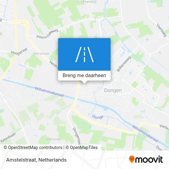 Amstelstraat kaart